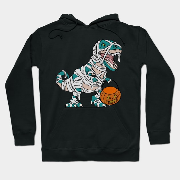 Tyrannosaurus Rex the Mummy Hoodie by rmcbuckeye